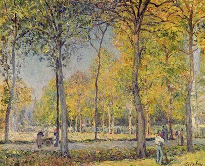 Der Bois de Boulogne von Alfred Sisley